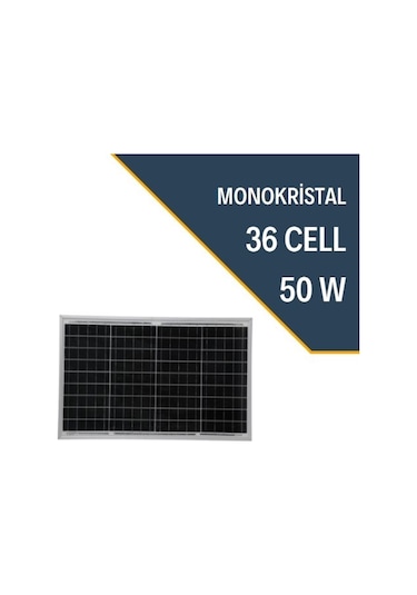 Lexron Lxr-50 W - 50 W Monokristal Solar Güneş Enerji Paneli