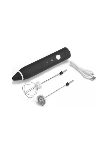 Pazly Cbtx Mutfak El Yumurta Çırpıcı, Küçük Mutfak Yardımcısı, Paslanmaz Çelik, Mini Kolu Mikser, Siyah Siyah