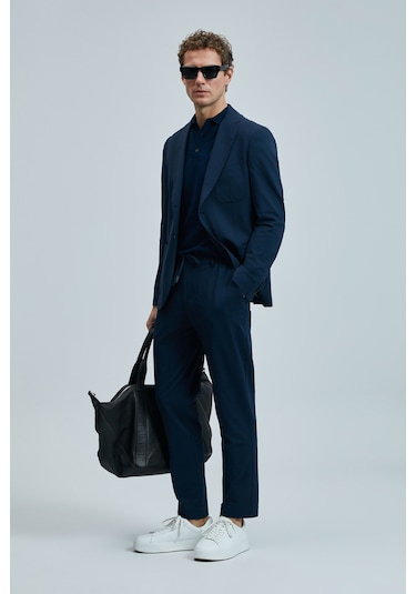 Lufian Asel Erkek Spor Blazer Ceket 111140170 Lacivert