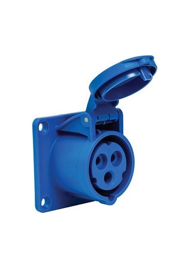 METE ENERJİ 406502 3X16A. Ip44 Makıne Prizi Düz