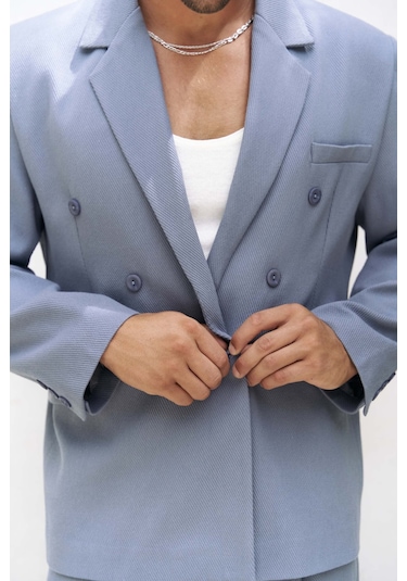 Mai Studios Co. Ayyubay İndigo Erkek Blazer Ceket İndigo