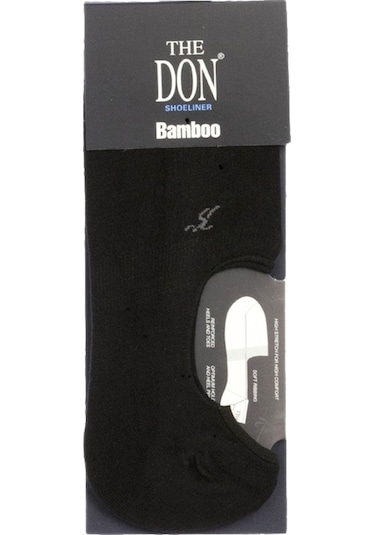 The Don Siyah Renk Bambu Çetik Erkek Çorap