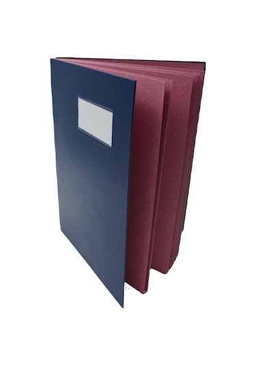 Önder Cilt Bezi Kapaklı 16 Lı İmza Dosyası Lacivert (7121-6)