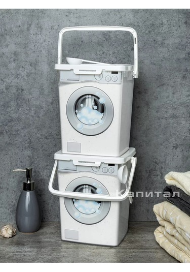 Al'ternativa Çamaşır Deterjanı İçin Kap Ve Saksı, 2 Adet 194277398 Beyaz