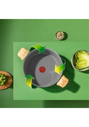 Ceramic Renew Tencere 24 Cm 08 Gri