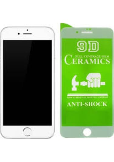 Apple Uyumlu iPhone 6/6S Tam Kaplayan Ekran Koruyucu 9D Seramik