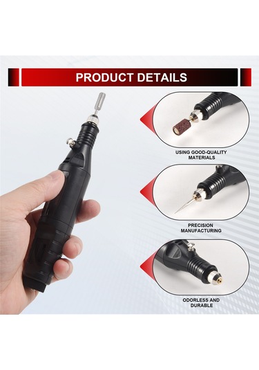 Elektrikli Gravür Kalemi, Metal Cam Abd Fişi İçin Gravür Alet Seti