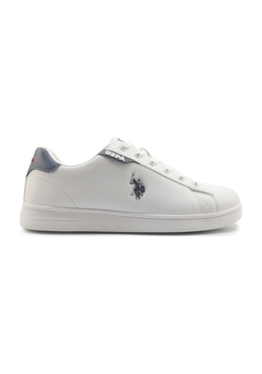 U.s. Polo Assn. Costa 5fx Beyaz Erkek Sneaker Beyaz-mavı Beyaz - Mavi