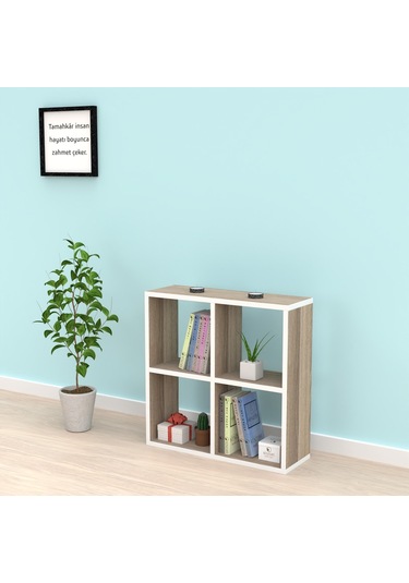 Kenzlife Kitaplık Gülbin 060 060 20 Crd Duvar Rafı