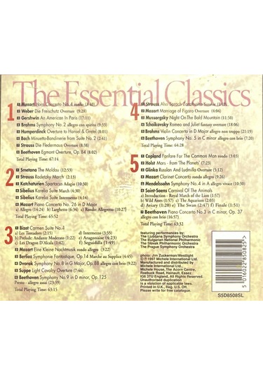 Plak Değildir Cd Dir Cd The Essential Classics Açılmamış Jelati