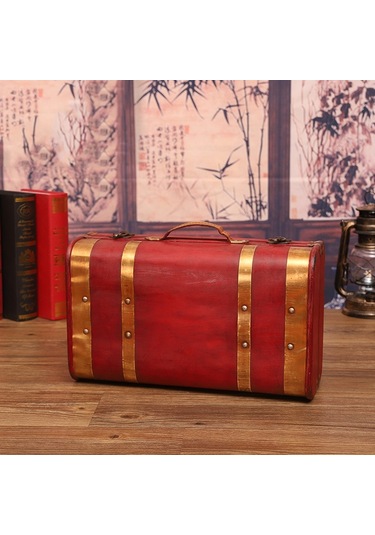 Sones Ahşap Taşınabilir Sertifika Çeşitli Eşyalar Depolama Kutusu Fotoğraf Stüdyosu Çekim Aksesuarları, Şartname: 1622-01 Kırmızı Phnom Penh Küçük