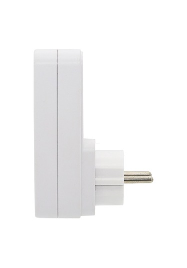 Yaleker Akıllı Zaman Kontrolü Çevirici Prizi, 2 Usb 5v/2.1a Çıkışı, 16a/3680w Yük Kapasitesi, Avrupa Standartı Eu