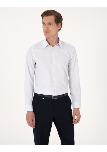 Pierre Cardin Erkek Mavi Gömlek Desenli 50307263-vr036 Mavi