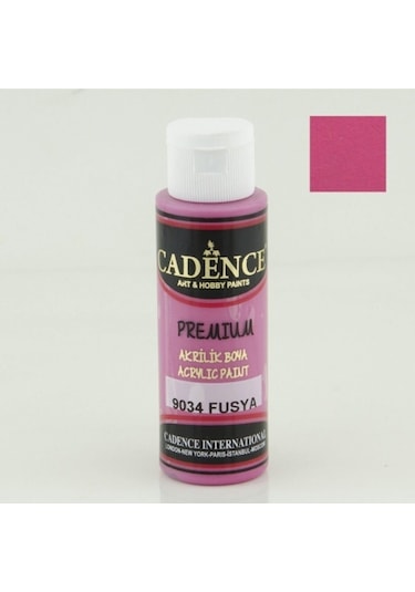 Cadence Boya 9034 Fuşya Premium Akrilik 70ml