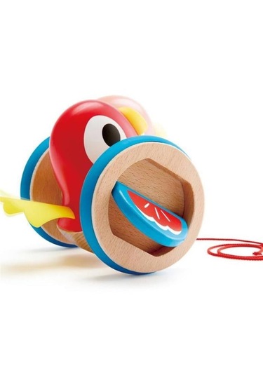 Ahşap İpli Çekçek Yürüme Arkadaşım Papağan 1 Yaş +