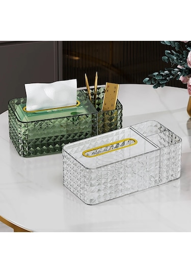 Altın-peçete Tutucu Lüks Tuvalet Ev Oturma Odası Dekorasyon Masaüstü Doku Kutusu Kapağı Organizatörler Depolama Masa Peçete Tutucular