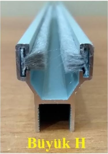 10 Mm Alüminyum Cam Balkon Fitili H,H