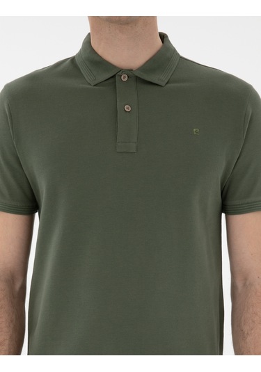 Pierre Cardin Erkek Haki Tişört Basic 50302561-vr027 Haki