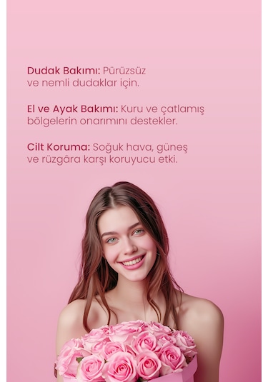 Optiderm Vazelin Gül 100 Ml