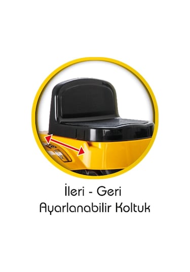 Pilsan Active Kepçeli Pedallı Traktör Sarı07 315