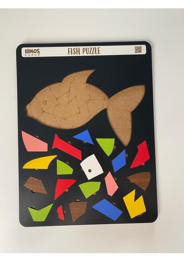 Fish Sevimli Balık Çocuklara Özel Yapboz Tablo