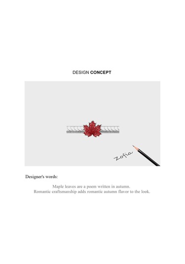 Bamoer Hakiki 925 Ayar Gümüş Akçaağaç Yaprakları Emaye Süreci  Oksitlenmiş Gümüş Charm Marka Dıy Takı İçin