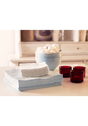 Ikea Fantastısk Beyaz Peçete 100'lü 40 x 40 CM