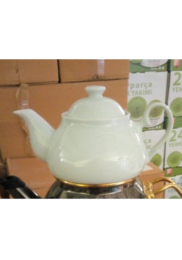 Konak Züccaciye Porselen Demlik Kod 021 Beyaz