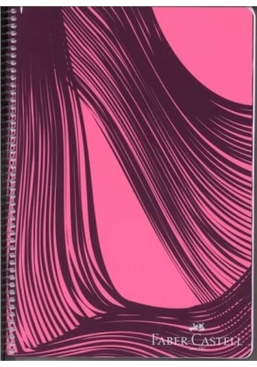 F.c. Defter Plastik Kapaklı Waves Spiralli 100 Yaprak Çizgili 5075000436000
