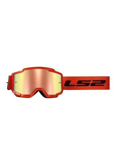 Ls2 Charger Goggles Motokross Gözlük Neon Turuncu