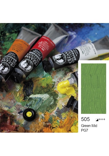 Bigpoint Cezanne Extra Fine Yağlı Boya 45 Ml Green Mid 505 6'lı Kutu