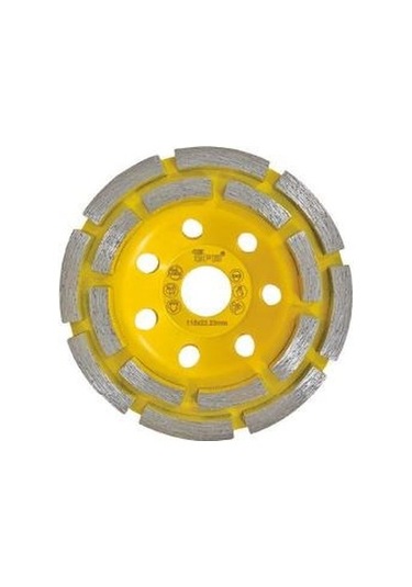 Elmaslı Taşlama Diski Çift Segmentli 125 Mm