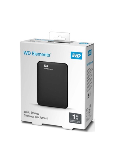 WD Elements 1Tb 2 5" Usb3 0 WDbuzg0010Bbk Harici Hdd Siyah