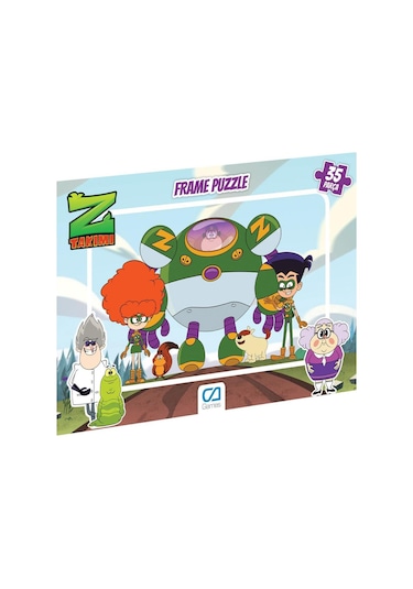 5163-5164 Z Takımı Frame Puzzle 35 Parça -CA Games