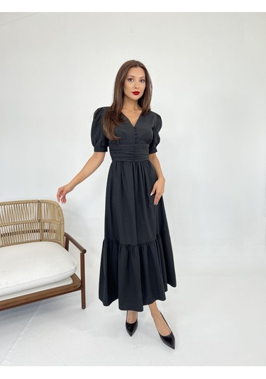 6411 Elbise-siyah S