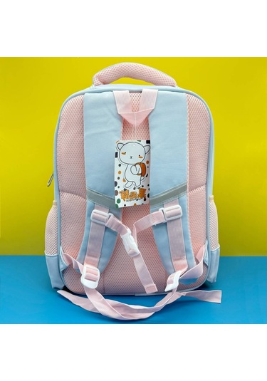 İlkokul Ve Ortaokul Öğrencileri İçin Basit Okul Çantası - Mavi