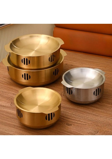 Homyl Isınma Stavat Daha Sıcak Japon Shabu Tenceresi Gümüş