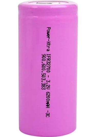Power-xtra Ifr32700 - 3.2v 6200 Mah Lifepo4 Şarjlı Pil -3c