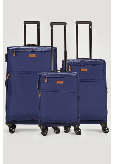 Fossil Unisex Büyük Boy Kumaş Valiz 028-01 Lacivert