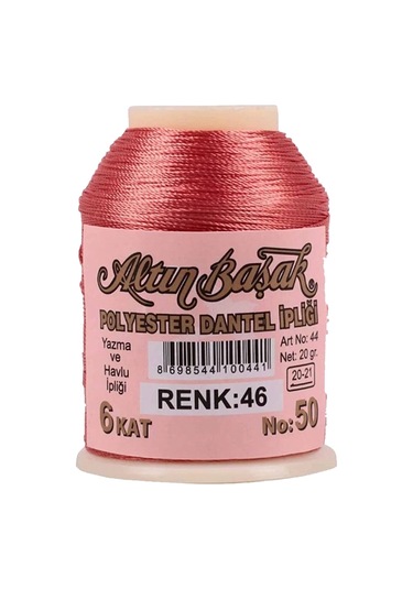 3 Adet Altınbaşak Oya Ve Dantel İpi 20 Gr - - No: 046