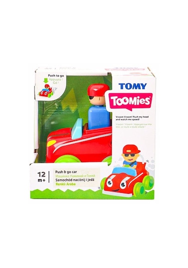 Toomies Renkli Araçlar Kırmızı Araba Çok Renkli