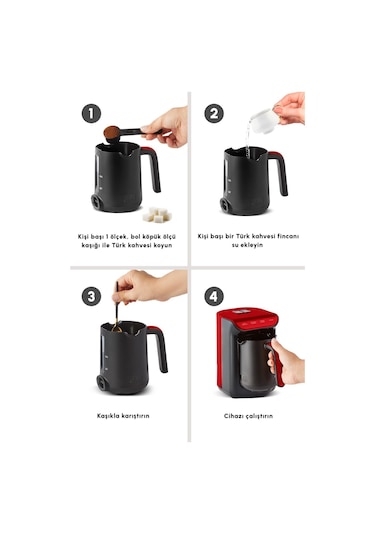 Karaca Hatır Köz Sütlü Türk Kahve Makinesi