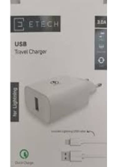 Soultech Etech ET501-I 3.0 A Iphone Seyahat Hızlı Sarj Seti