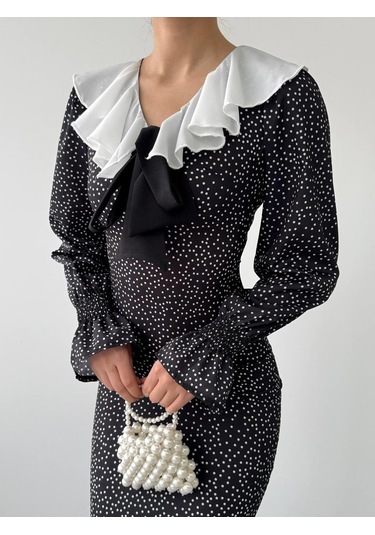 Ospe Fiyonklu Elbise