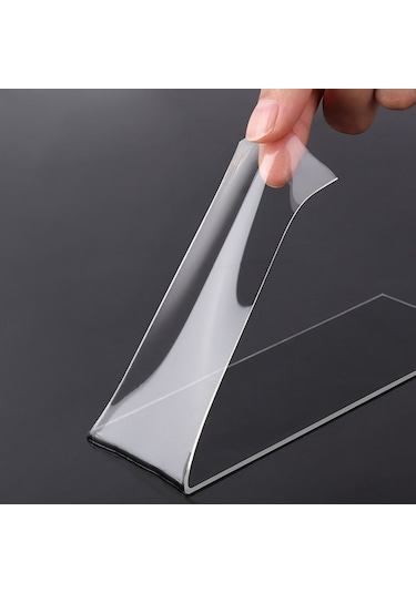 Kustar Çok Amaçlı Nano Teknoloji Şeffaf Güçlü Çift Taraflı Doku Bandı 3 M