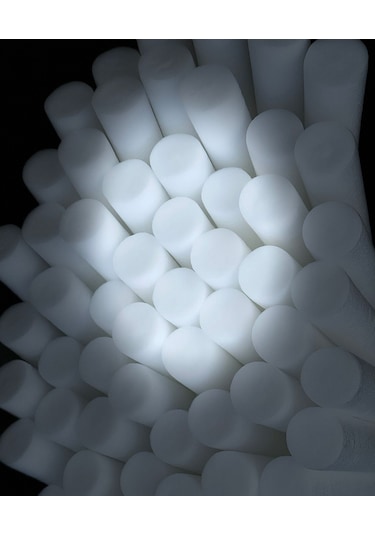 Kalın Deniz ve Havuz Makarnası, Köpük Sosis,  BEYAZ 1 adet Beyaz