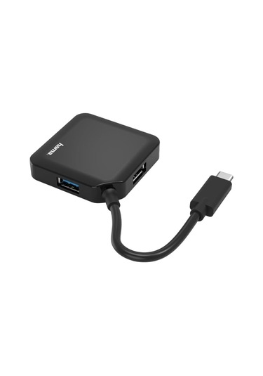 Usb 3.2 Usb-c Hub 1:4, Bus Powered, Siyah