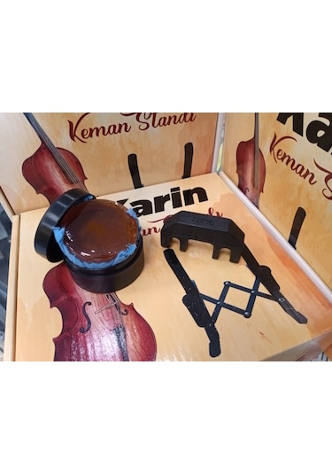 Keman Standı - Sehpası Reçine Ve Keman Susturucu Hediyeli