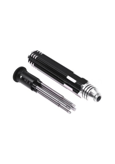 Leasetake 4'ü 1 Arada Altıgen Başlı Altıgen Tornavida Takım Seti 1,5-3 Mm Fr Rc Helikopter Arabası