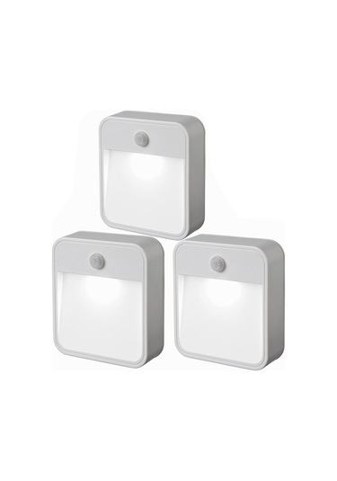 Suofeng 3'lü Led Toprak Aydınlatması, 100 Algılama Açıısı, 30 Saniye Süre, 0.3w, Abs+pc Malzeme Diğer